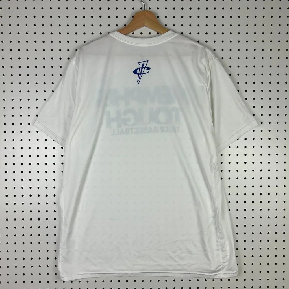 Nike 1 Cent‎ Memphis Tigers T Shirt XL Basketball White TOUGH Penny Hardaway Dri